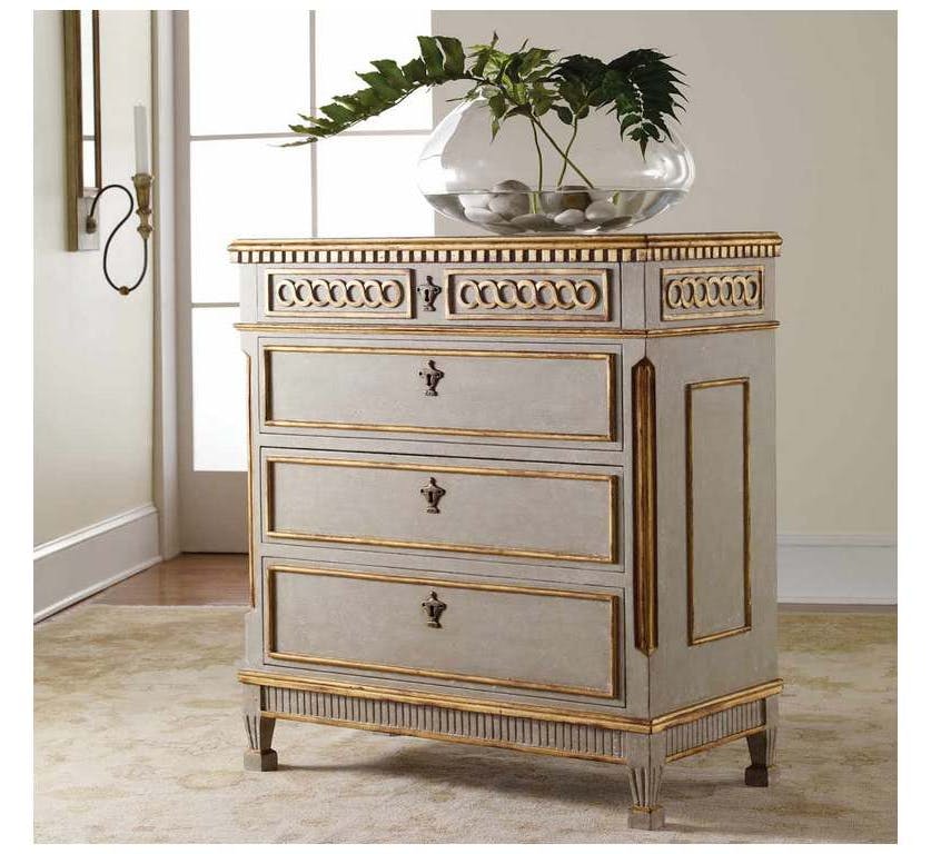 Modern History MH275F01 Painted Regency Chest Modern History MH275F01 Painted Regency Chest