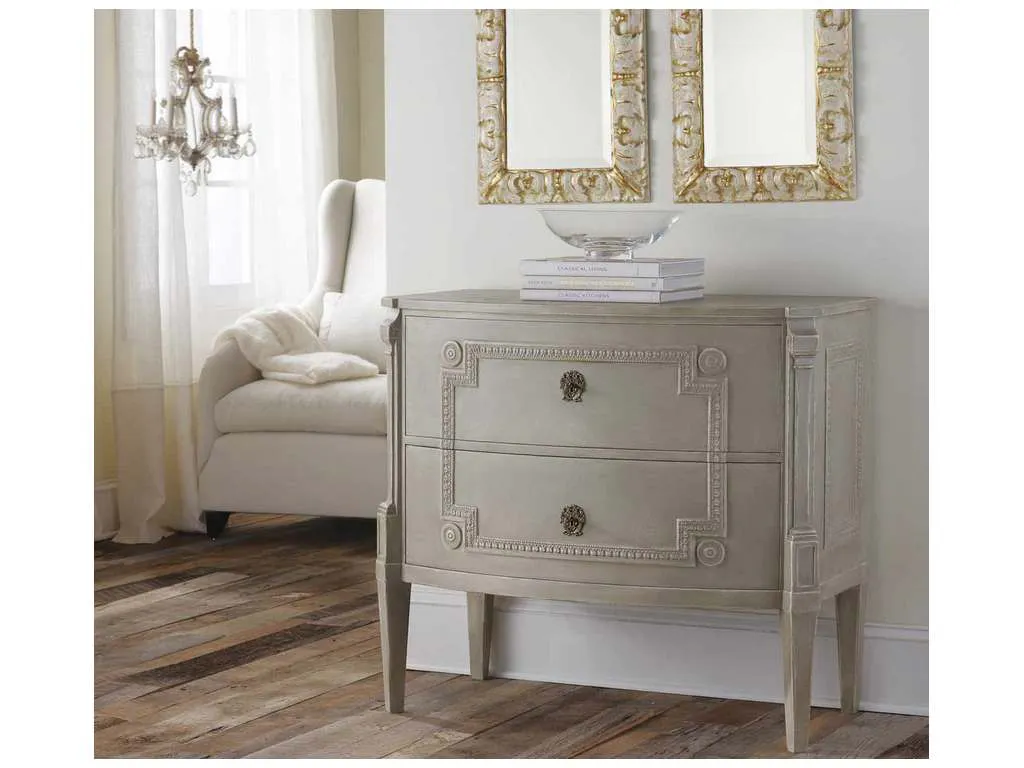 Modern History MH323F01  Bowfront Gustavian Commode