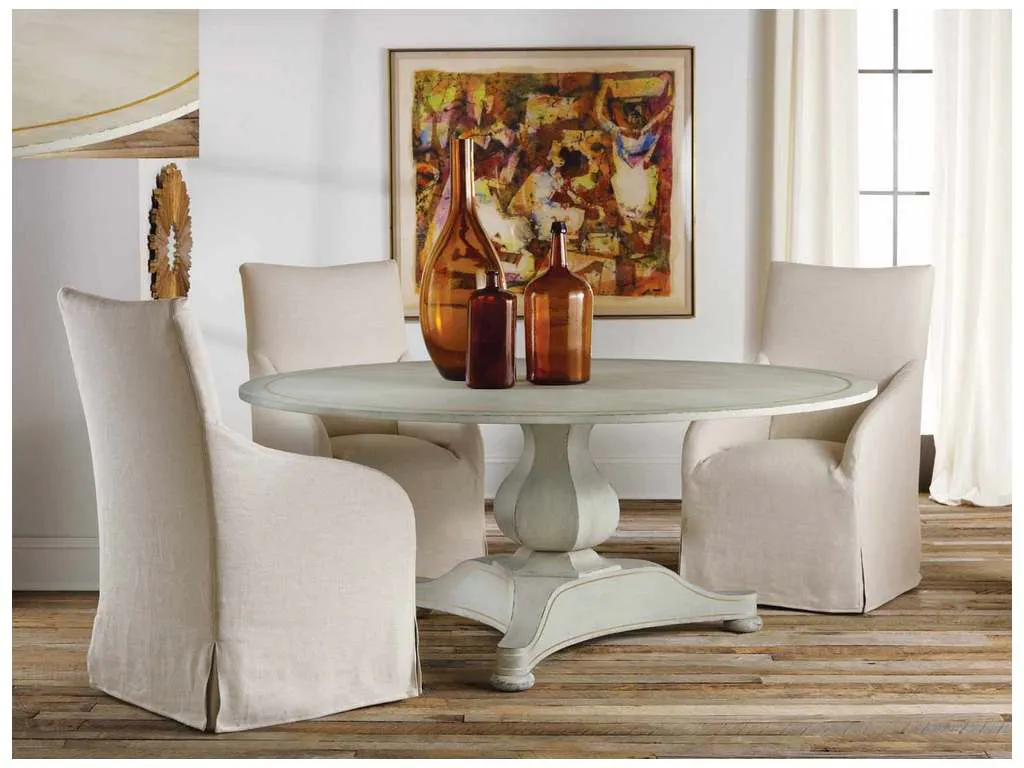 Modern History MH890F01  Continental Dining Table 72 inch Antique Grey