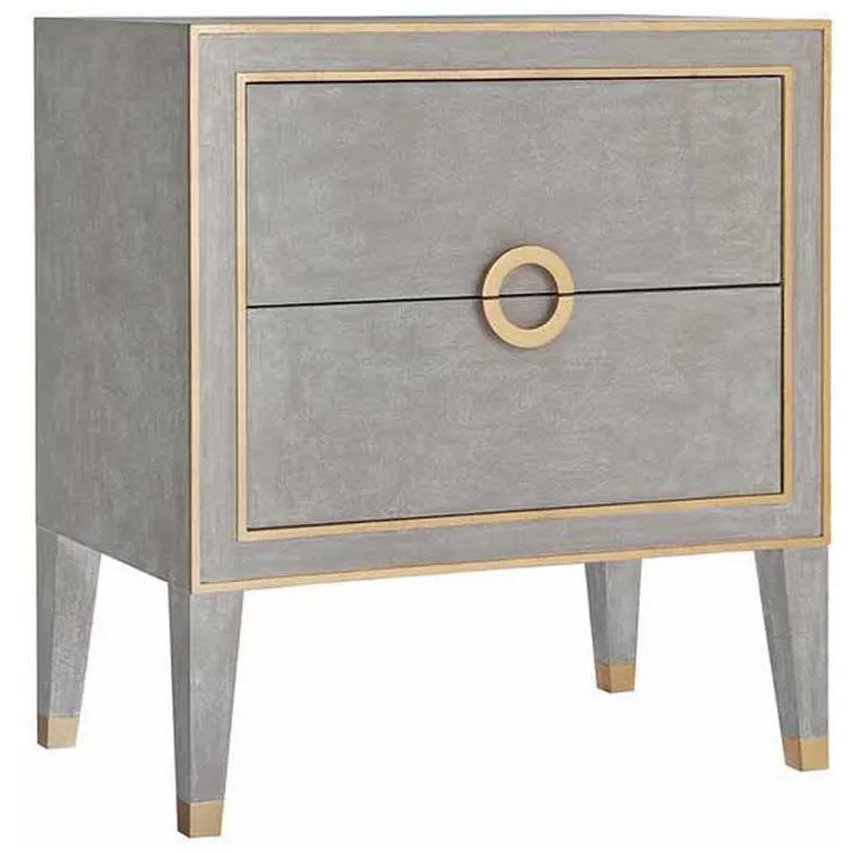 Modern History MH438F03 Retro Nightstand Antique Grey Modern History MH438F03 Retro Nightstand Antique Grey