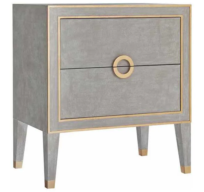 Modern History MH438F03 Retro Nightstand Antique Grey Modern History MH438F03 Retro Nightstand Antique Grey
