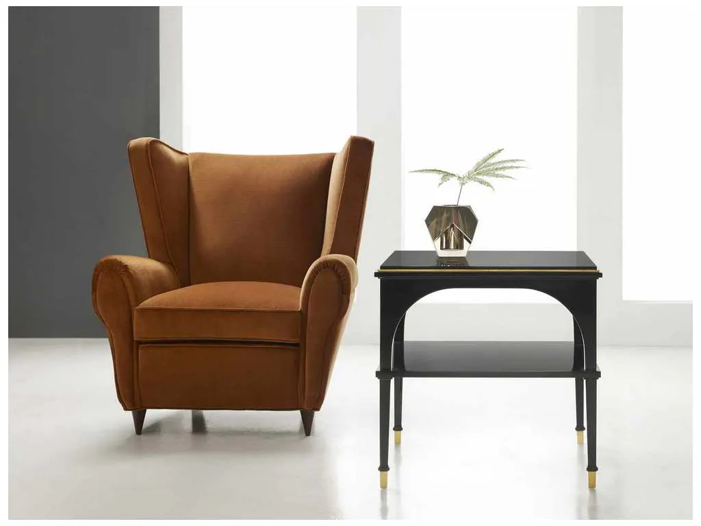 Modern History MH577F02 Classical End Table Ebony Modern History MH577F02 Classical End Table Ebony