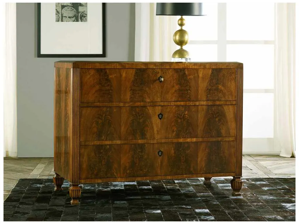 Modern History MH635F01 Italian Burl Commode Modern History MH635F01 Italian Burl Commode