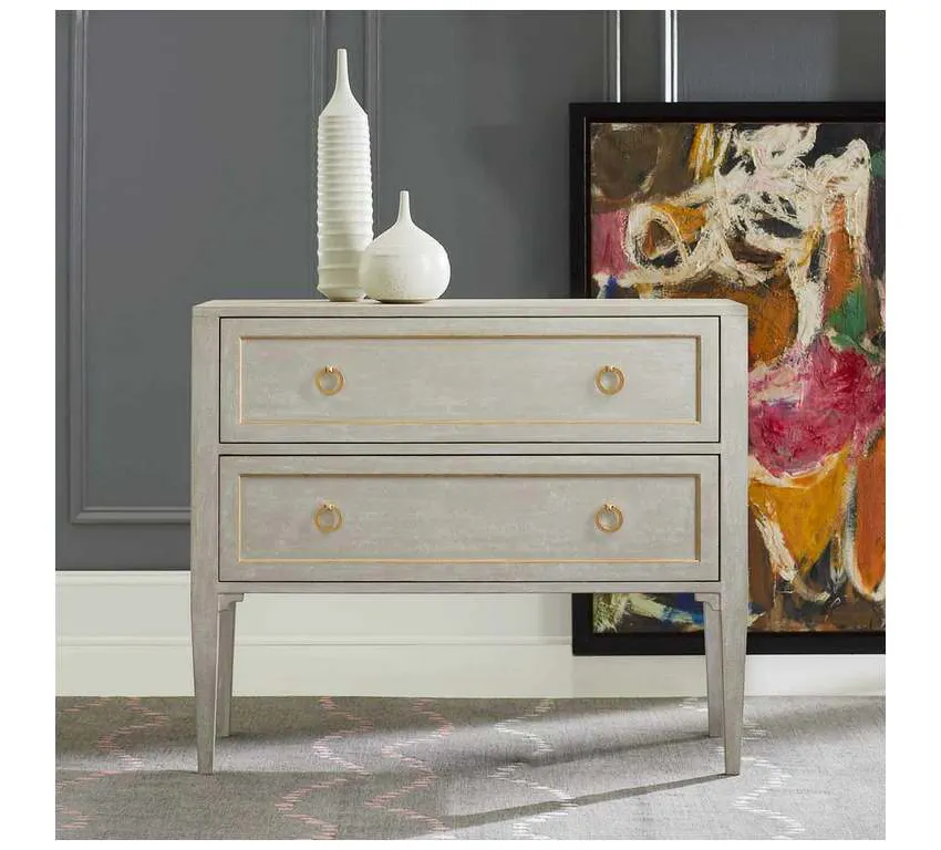 Modern History MH888F01 Gustavian Two Drawer Chest Modern History MH888F01 Gustavian Two Drawer Chest