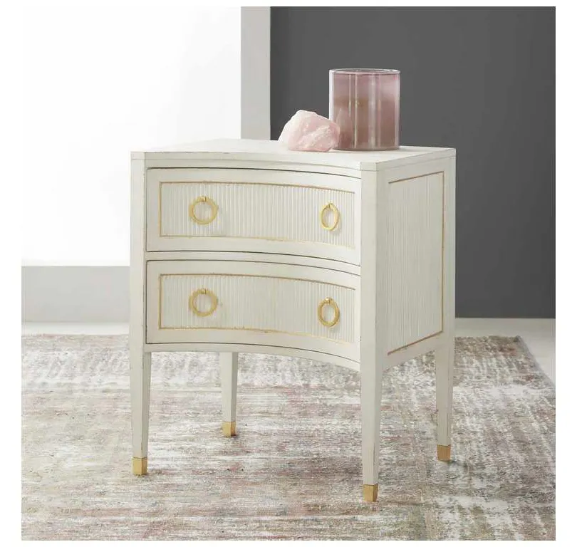 Modern History MH889F02 Swedish Reeded Nightstand Modern History MH889F02 Swedish Reeded Nightstand