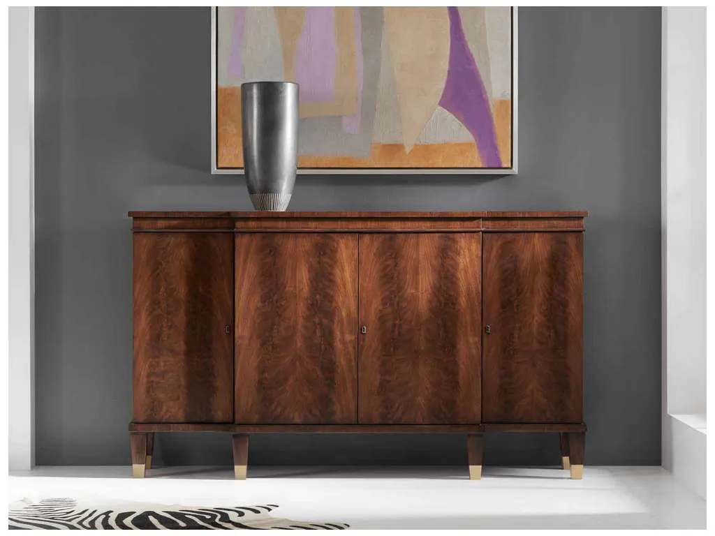 Modern History MH930F01  Walnut Breakfront Cabinet