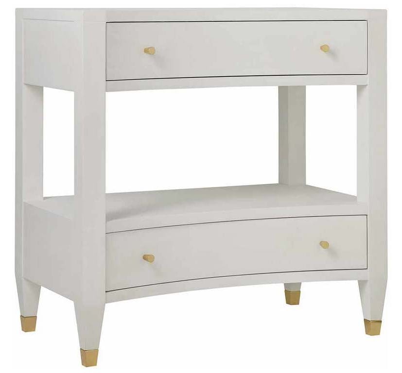 Modern History MH964F01 White Linen Nightstand Modern History MH964F01 White Linen Nightstand