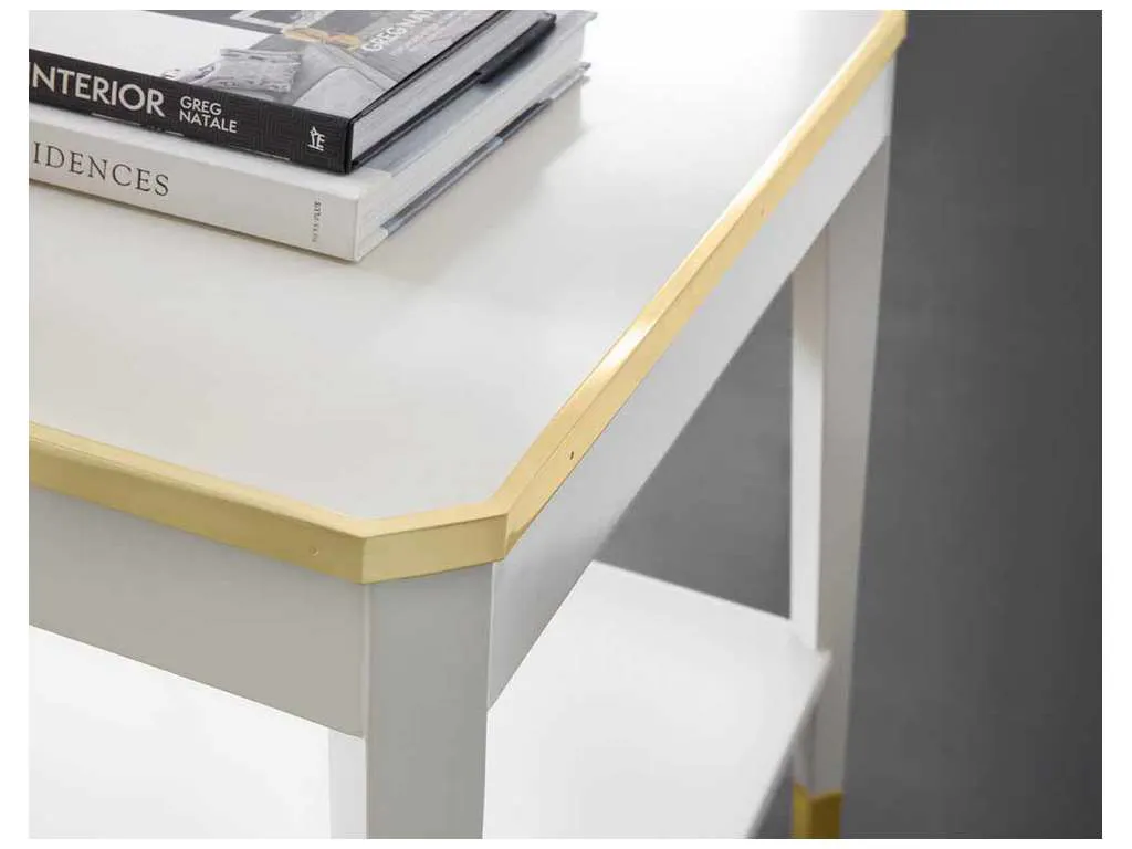 Modern History MH1151F01 Wilson End Table White Modern History MH1151F01 Wilson End Table White