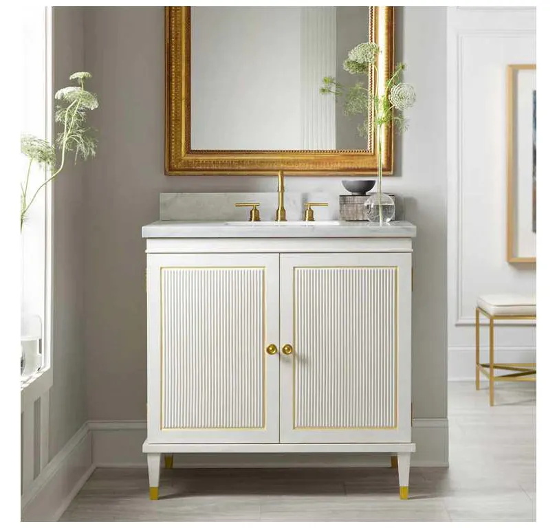 Modern History MHV-003 Sweedish Reeded Vanity Modern History MHV-003 Sweedish Reeded Vanity