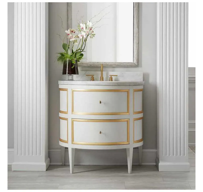 Modern History MHV-004 Covington Half Round Vanity Modern History MHV-004 Covington Half Round Vanity