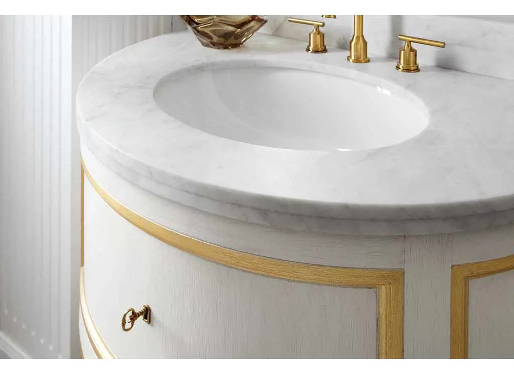 Modern History MHV-004 Covington Half Round Vanity Modern History MHV-004 Covington Half Round Vanity