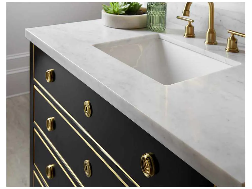Modern History MHV-006 Ebonized Classical Vanity Modern History MHV-006 Ebonized Classical Vanity