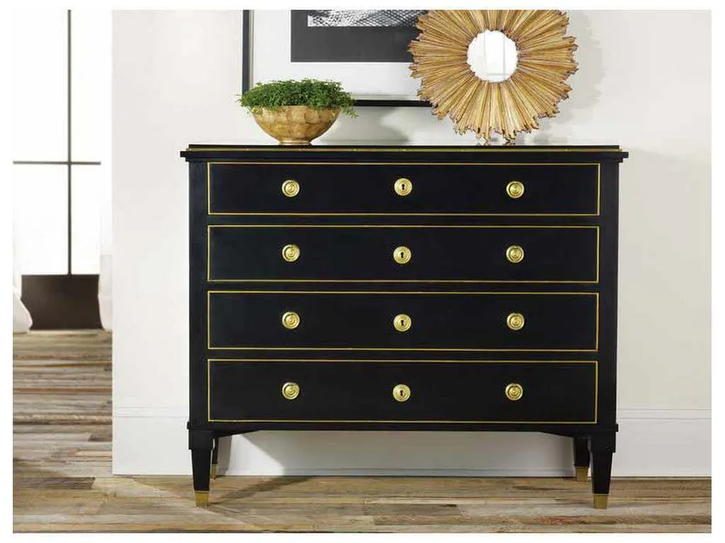 Modern History MH418F01 19th Century Ebonized Chest Modern History MH418F01 19th Century Ebonized Chest