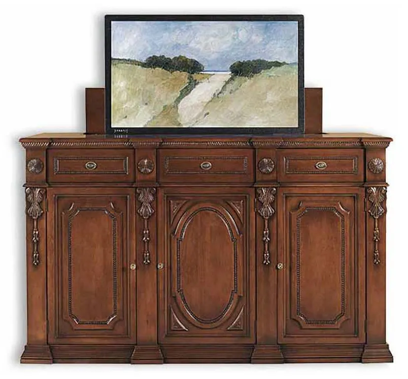 Old Biscayne Designs 3304 Antoinette Buffet with TV Lift Old Biscayne Designs 3304 Antoinette Buffet with TV Lift