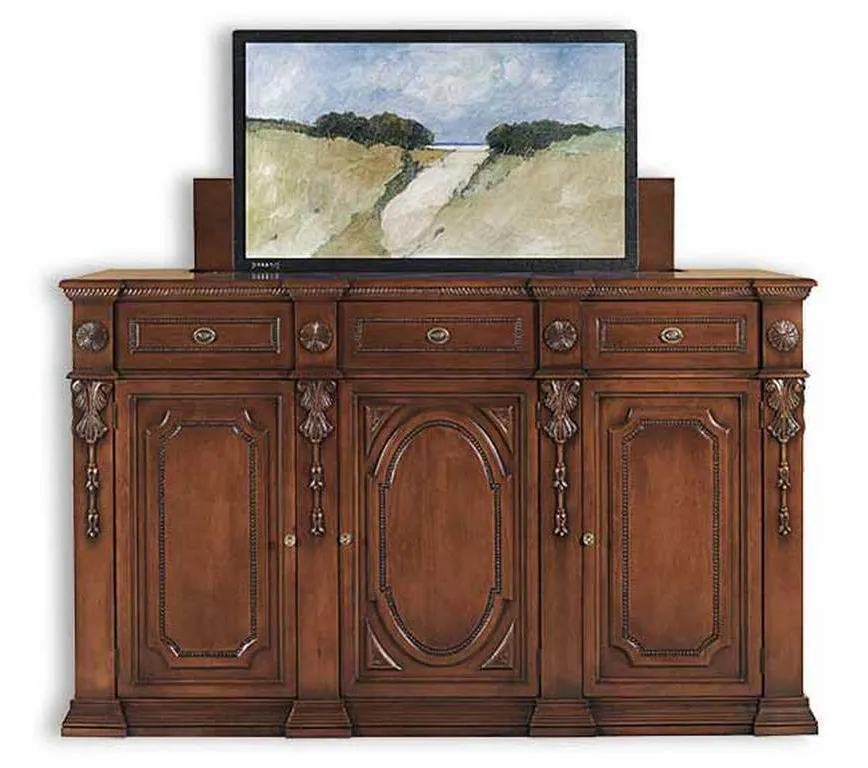Old Biscayne Designs 3304 Antoinette Buffet with TV Lift Old Biscayne Designs 3304 Antoinette Buffet with TV Lift