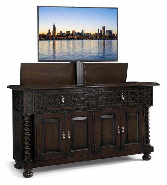 Old Biscayne Designs 18198 Banderas Chest with TV Lift Old Biscayne Designs 18198 Banderas Chest with TV Lift
