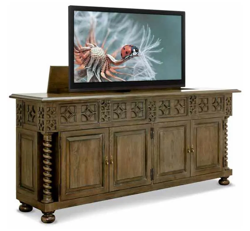 Old Biscayne Designs 14665A Banderas Credenza with TV Lift Old Biscayne Designs 14665A Banderas Credenza with TV Lift