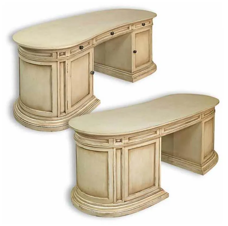 Old Biscayne Designs 1448 Estrella Kidney Shaped Desk Old Biscayne Designs 1448 Estrella Kidney Shaped Desk