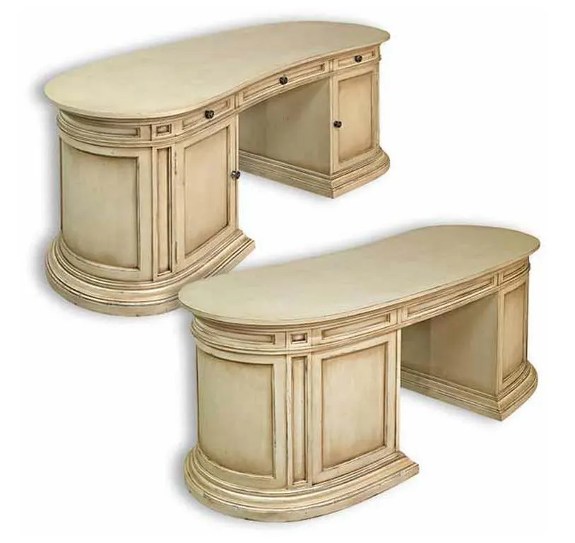 Old Biscayne Designs 1448 Estrella Kidney Shaped Desk Old Biscayne Designs 1448 Estrella Kidney Shaped Desk