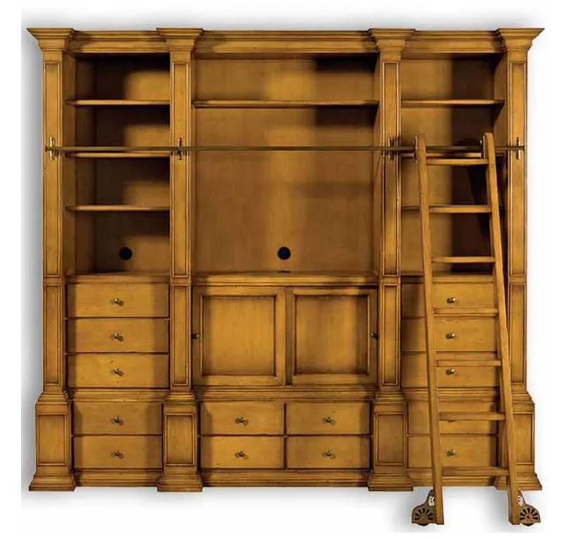 Old Biscayne Designs 8648B Finch Wall Unit and Ladder Entertainment Old Biscayne Designs 8648B Finch Wall Unit and Ladder Entertainment