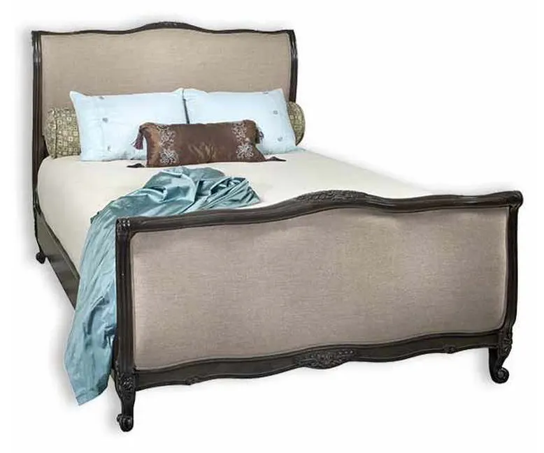 Old Biscayne Designs Louis XV Upholstered Bed Old Biscayne Designs Louis XV Upholstered Bed