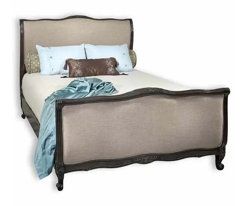 Old Biscayne Designs Louis XV Upholstered Bed Old Biscayne Designs Louis XV Upholstered Bed
