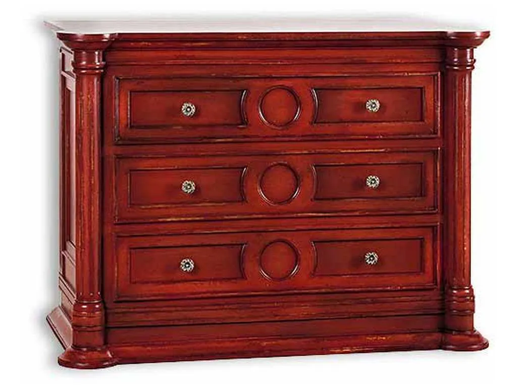 Old Biscayne Designs 3209  Noelle Chest Vintage Red