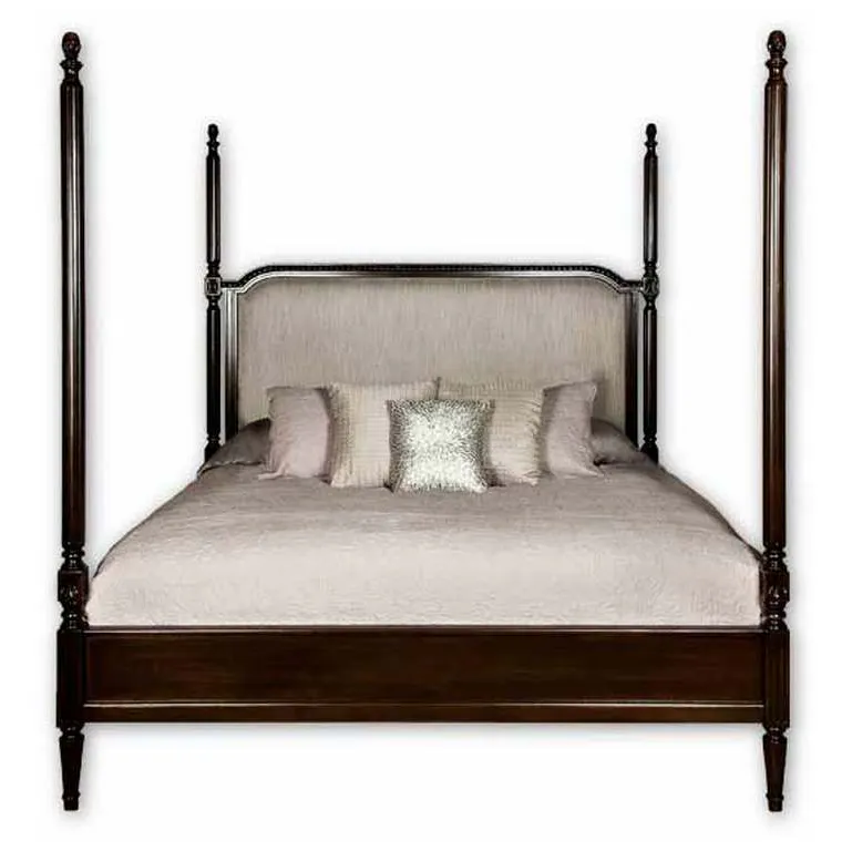 Old Biscayne Designs 10396B Paris King Headboard with 4 Tall Posts Old Biscayne Designs 10396B Paris King Headboard with 4 Tall Posts