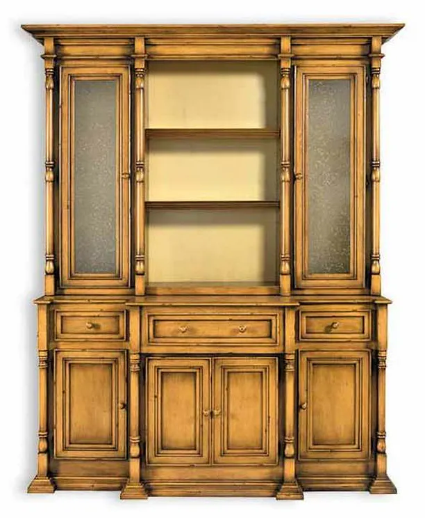 Old Biscayne Designs 3340 Reilly Cabinet with Seedy Glass Doors Old Biscayne Designs 3340 Reilly Cabinet with Seedy Glass Doors