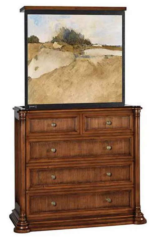Old Biscayne Designs 3323 Samantha Chest with TV Unit Old Biscayne Designs 3323 Samantha Chest with TV Unit