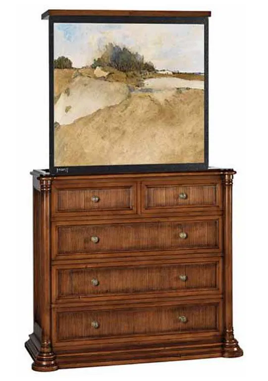 Old Biscayne Designs 3323 Samantha Chest with TV Unit Old Biscayne Designs 3323 Samantha Chest with TV Unit