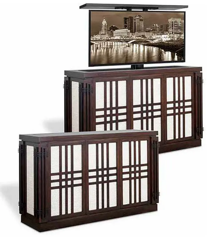 Old Biscayne Designs 26788D Yates TV Cabinet with TV Lift Old Biscayne Designs 26788D Yates TV Cabinet with TV Lift
