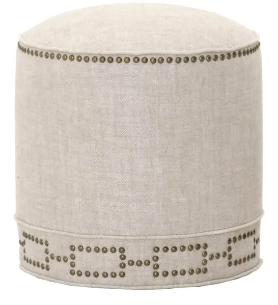 Essentials For Living 6436 Essentials Marlow Round Footstool Essentials For Living 6436 Essentials Marlow Round Footstool