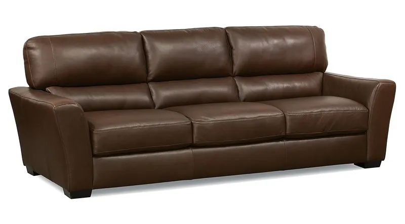 Palliser 77888 Teague Leather Stationary Sofa Palliser 77888 Teague Leather Stationary Sofa