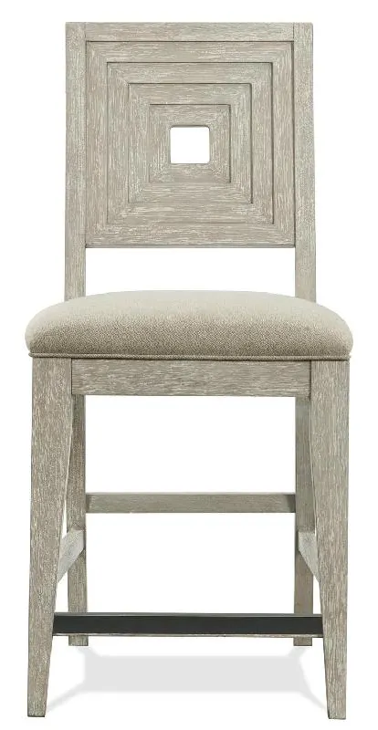 Riverside 73443 Cascade Upholstered Wood Back Counter Stool Riverside 73443 Cascade Upholstered Wood Back Counter Stool