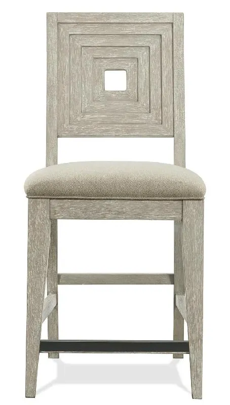 Riverside 73443 Cascade Upholstered Wood Back Counter Stool Riverside 73443 Cascade Upholstered Wood Back Counter Stool