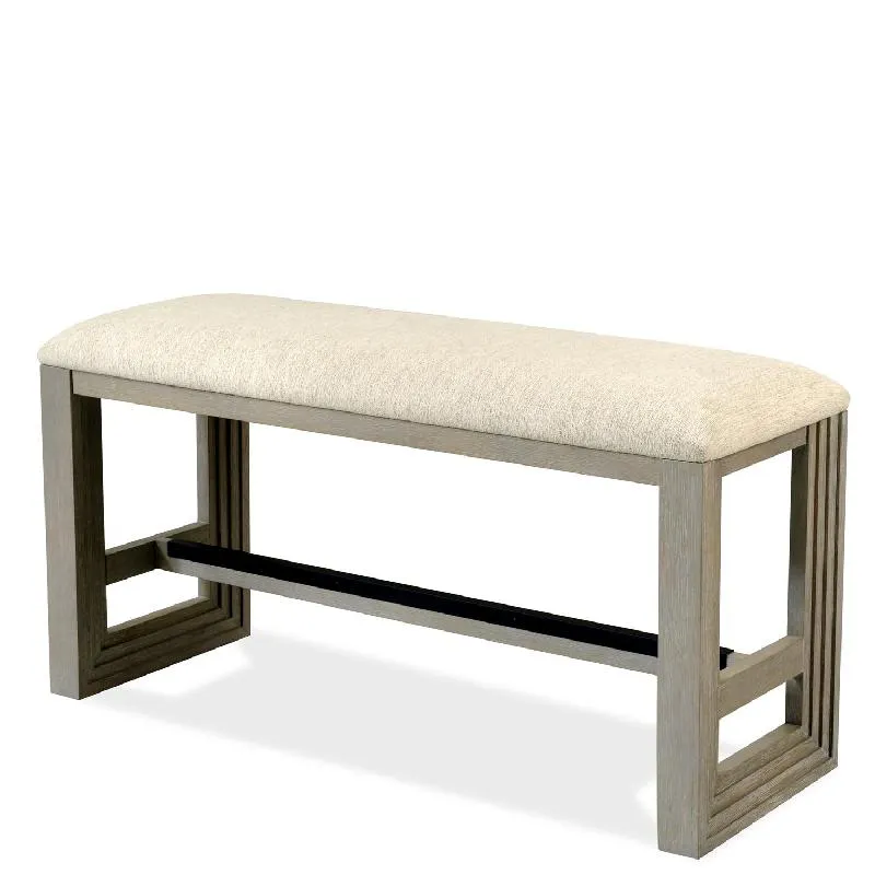 Riverside 73459 Cascade Upholstered Counter Height Bench