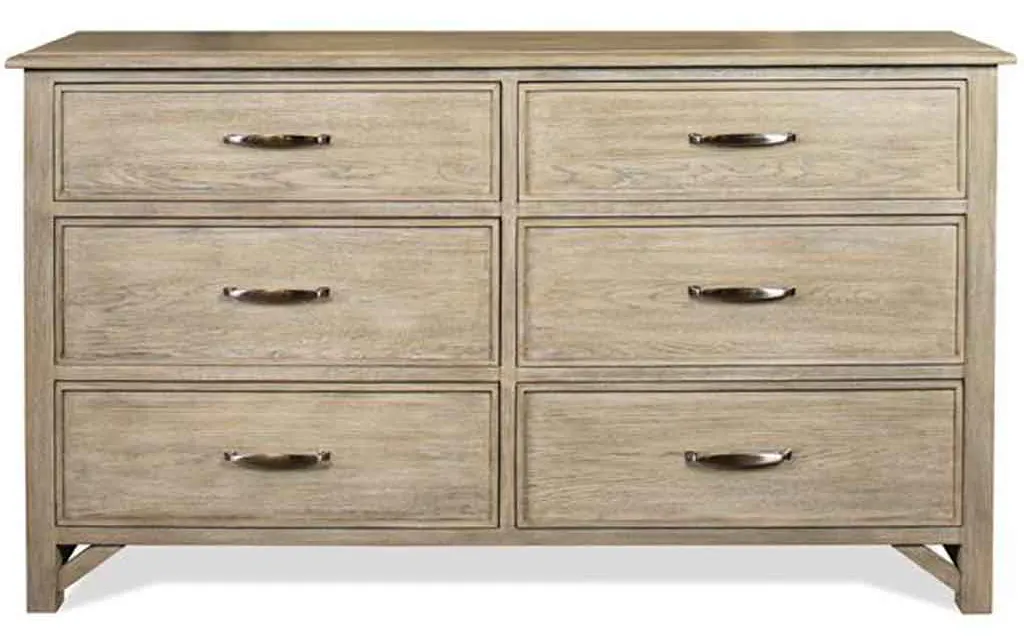 Riverside 28460 Talford Natural Six Drawer Dresser Riverside 28460 Talford Natural Six Drawer Dresser