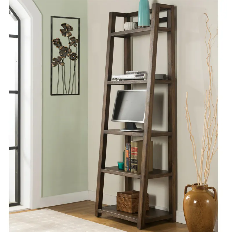 Riverside 28038 Perspectives Leaning Bookcase Riverside 28038 Perspectives Leaning Bookcase
