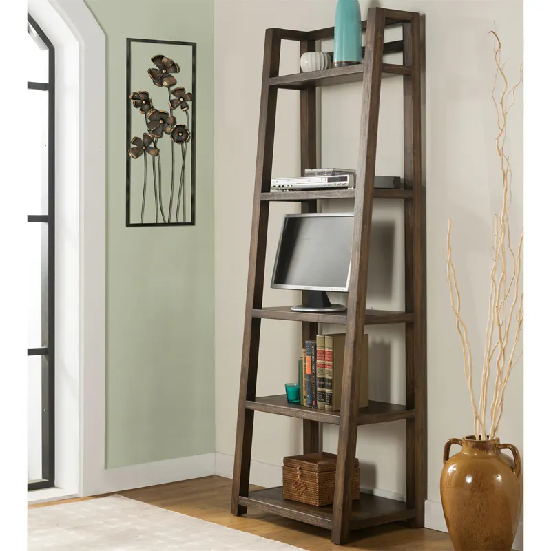 Riverside 28038 Perspectives Leaning Bookcase Riverside 28038 Perspectives Leaning Bookcase