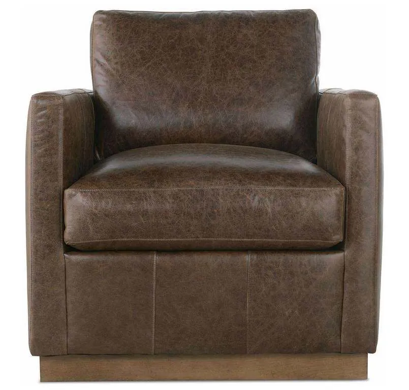 Rowe Allie-L-016 Allie Leather Swivel Chair Rowe Allie-L-016 Allie Leather Swivel Chair
