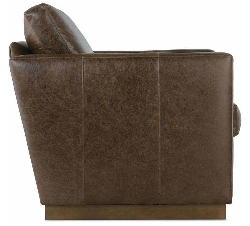 Rowe Allie-L-016 Allie Leather Swivel Chair Rowe Allie-L-016 Allie Leather Swivel Chair