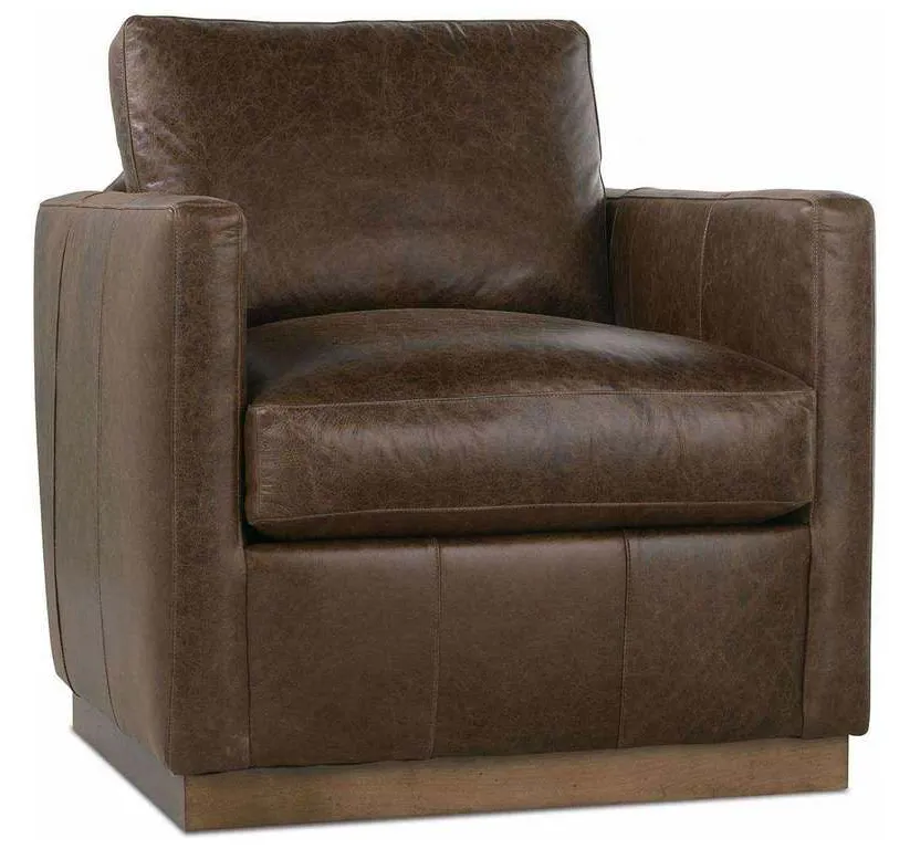 Rowe Allie-L-016 Allie Leather Swivel Chair Rowe Allie-L-016 Allie Leather Swivel Chair