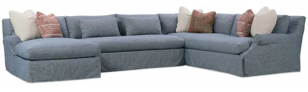 Rowe Bristol-Slip-sect Bristol Slipcover Sectional Sofa Rowe Bristol-Slip-sect Bristol Slipcover Sectional Sofa