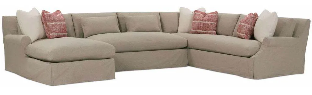 Rowe Bristol-Slip-sect Bristol Slipcover Sectional Sofa Rowe Bristol-Slip-sect Bristol Slipcover Sectional Sofa
