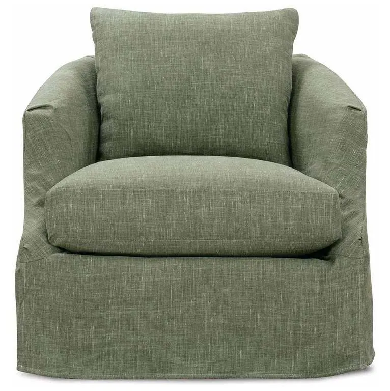 Rowe P801-SLIP-016 Emmerson Slipcover Swivel Chair Rowe P801-SLIP-016 Emmerson Slipcover Swivel Chair