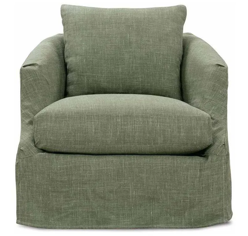 Rowe P801-SLIP-016 Emmerson Slipcover Swivel Chair Rowe P801-SLIP-016 Emmerson Slipcover Swivel Chair