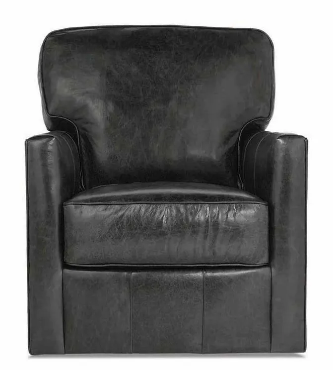 Rowe P340-L-016 Evan Leather Swivel Chair Rowe P340-L-016 Evan Leather Swivel Chair