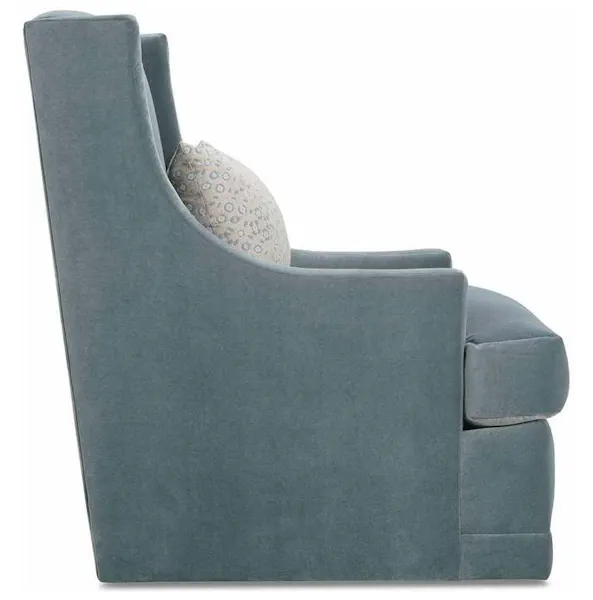Rowe Lindsay-316 Lindsay Swivel Chair No nailhead Rowe Lindsay-316 Lindsay Swivel Chair No nailhead
