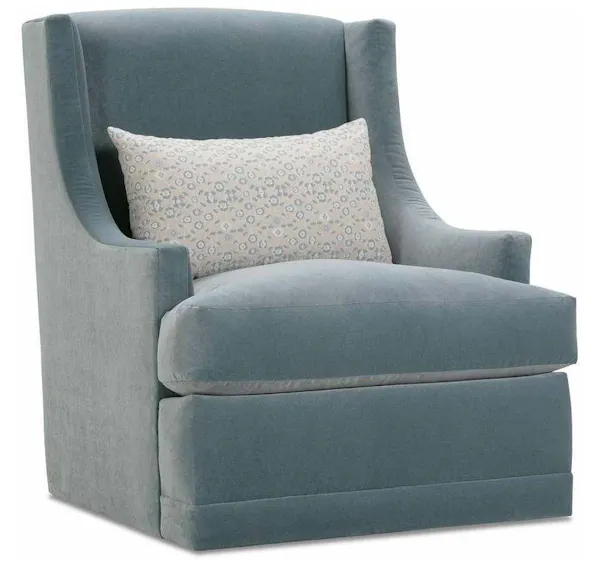 Rowe Lindsay-316 Lindsay Swivel Chair No nailhead Rowe Lindsay-316 Lindsay Swivel Chair No nailhead